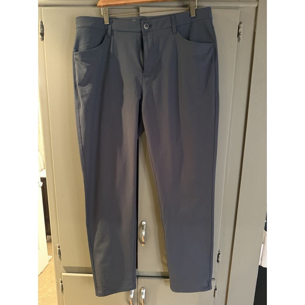 Vouri Men’s Pants 36 Charcoal Gray Performance Pants Stretch